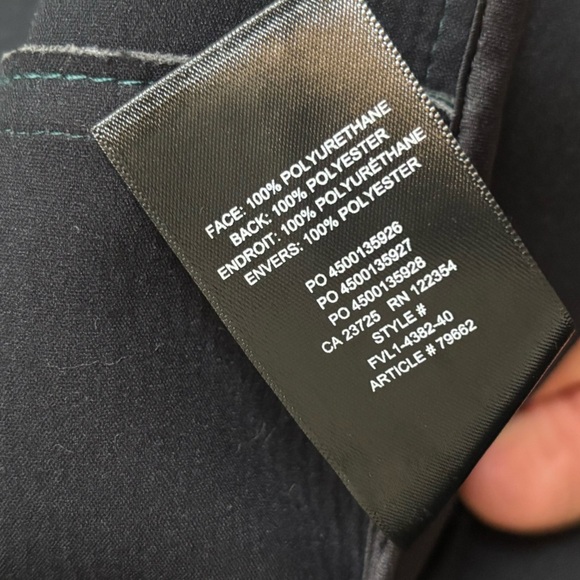 Babaton Aritzia Forest Green Pelli Faux Leather Vegan Button Down Shirt Jacket - Picture 9 of 12